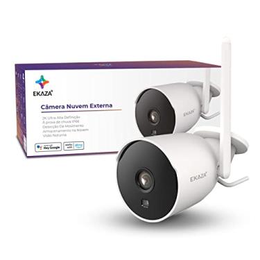 Imagem de EKAZA, Câmera Externa Smart Wi-fi, Com Armazenamento em Nuvem, Ip66 À Prova Da Chuva, resolução 2K/3.0MP - T2233