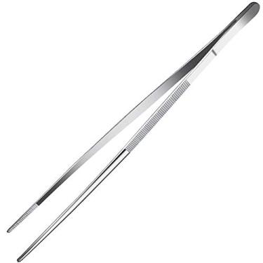 Imagem de Pinça Culinária de Precisão Multiuso Profissional Inox 30 cm
