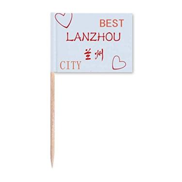 Imagem de Golden City Guizhou Placa Art Deco Presente Fashion Palito Bandeira Marcador Decoração de Festa