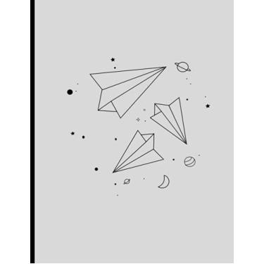 Imagem de Aesthetic Notebook: Back to School Black & White Magical Minimalist Line Art and Elegant Book for Students Girls Boys Women Mom Wife Friend Men ... Notebook College Ruled Trendy Modern Gift