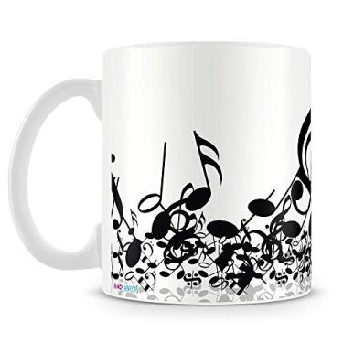 Imagem de Caneca Notas Musicais
