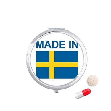 Imagem de Estojo de comprimidos feito na Suécia, caixa de armazenamento de remédios