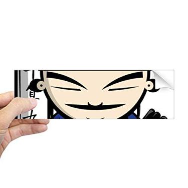 Imagem de DIYthinker Adesivo retangular para desenho de obra-prima chinesa chinesa para janela de notebook