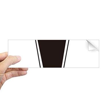 Imagem de DIYthinker Silhouette of Blue Hawaii Cocktail adesivo retangular para-choque notebook janela decalque