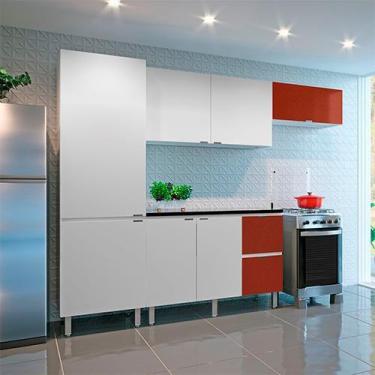 Imagem de Cozinha Completa Em Aço Quadria 4 Peças - Metalli Móveis