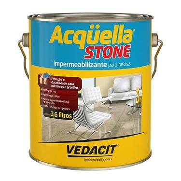 Imagem de Vedacit Impermeabilizante Incolor 3,6L Acquella Stone pedras