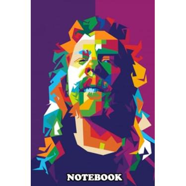 Imagem de Notebook: James Hetfield In Wpap Pop Art , Journal for Writing, College Ruled Size 6" x 9", 110 Pages