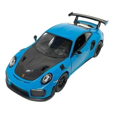 Imagem de Miniatura Porsche 911 Carrinho Ferro Coleção Fricção Abre as portas (911 azul)