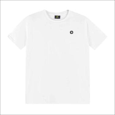 Imagem de Camiseta Masculina Infantil Malha Branco Lemon