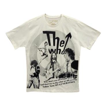 Imagem de Camiseta Rock The Who Off White Algodão Orgânico Marrockus
