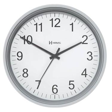 Imagem de Relógio de Parede Quartz Cinza