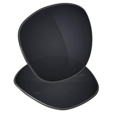 Imagem de Galvanic Lentes de substituição para óculos de sol Oakley Latch OO9265 | Latch Asian Fit (AF) OO9349 - Preto polarizado