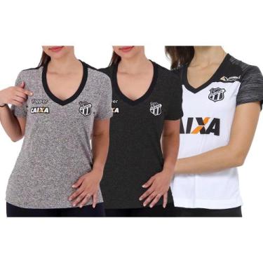 Imagem de Kit 3 Camisas Topper Ceará 2018 Feminina