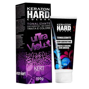 Imagem de Kit 2 Coloração Keraton Hard Colors Ultra Violet - Kert