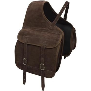 Imagem de Alforge de Couro Camurça SV3216 - Marrom