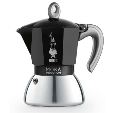 Imagem de Cafeteira Moka Bialetti Inox Induction Fogão ou Indução 6 xícaras Italiana Importada Café Espresso Italiano