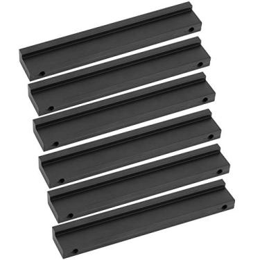 Imagem de Puxadores de Armário, 6 Conjuntos de Puxadores de Gaveta, Alça Em Forma de T de Liga de Alumínio para Armários de Gaveta, Puxadores de Armário e Móveis (64mm)