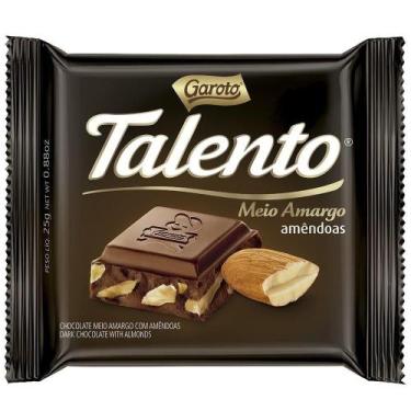 Imagem de Chocolate Talento Meio Amargo 25G - 15 Unidades - Garoto - Nestlé