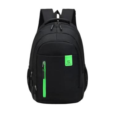 Imagem de Mochila Masculina Escolar Reforçada Trabalho Fashion QL-098 (Verde)