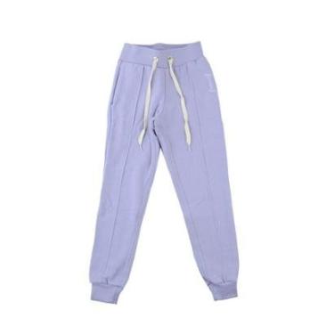Imagem de Calça Moletom Infantil Freesurf Cursive Lilás - 14080-Feminino