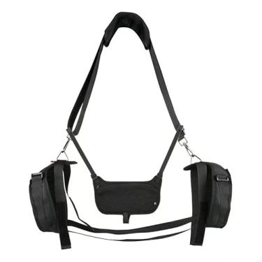 Imagem de Alça de transporte de viagem para JBL Boombox 3/Boombox 3 Wi-Fi à prova d'água alto-falante Bluetooth portátil (preto)