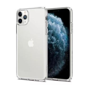Imagem de Capa Capinha Clear Case Space X Rígida Anti Amarelamento Resistente Para iPhone (iPhone 11 Pro Max)