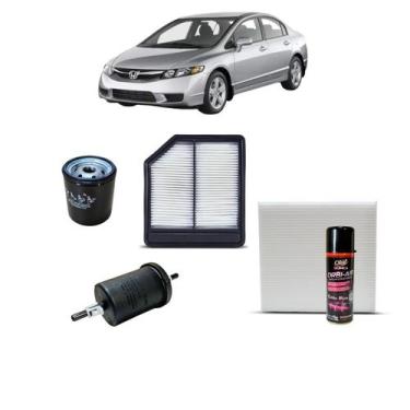Imagem de Kit de Filtros Honda Civic 1.8 16v G8 2008 A 2011