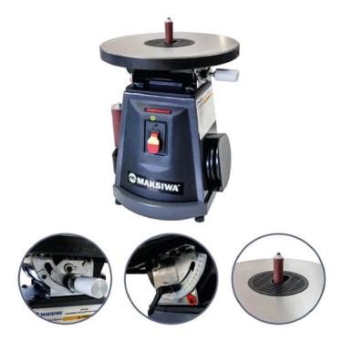 Imagem de Lixadeira Oscilante Bancada Mesa Inclinavel Maksiwa Lob-380