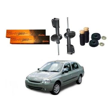 Imagem de Kit Amortecedor Dianteiro Clio Sedan 1.6 1998 A 2002 - Cofap