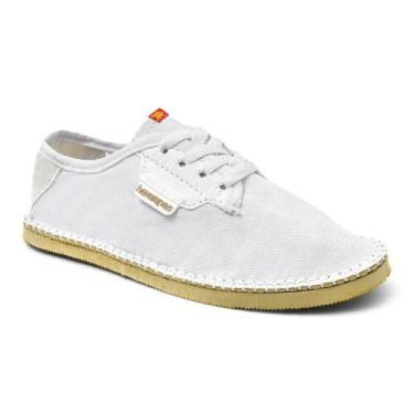 Imagem de Alpargata Feminina Sapatilha Havaianas Lona Masculino Cadarço, Branco,