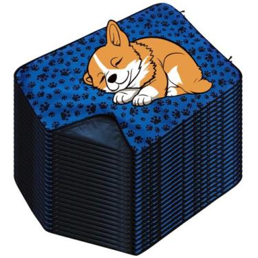 Imagem de 24 Tapetinhos Macios para Dormir Pet Antipulgas 300 Lavagens 100x70 Pa