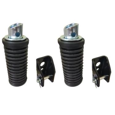 Imagem de Par Pedaleira Traseira Suzuki Yes 125 Todas -  Com Suporte - MMB