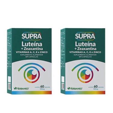 Imagem de Kit 2 Supra Luteina + Zeaxantina Vit A, C, E E Zinco 60 Capsulas - Her