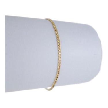 Imagem de Pulseira Feminina Grumezinha 19 Cm Ouro 18k 750 Garantia - JOIE JOIAS 