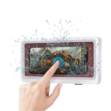 Imagem de Chinamix Capa de Celular Telefone Suporte de Parede à Prova D'água para Banheiro