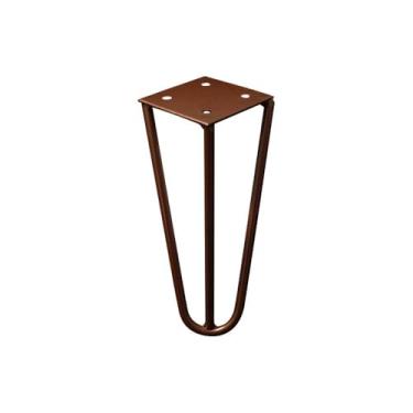 Imagem de Pé de Metal 25 CM Hairpin Legs Mesas de Centro Puffs Bronze G41