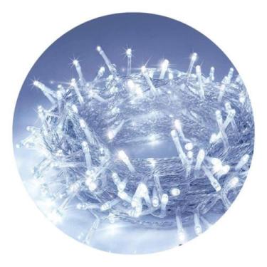 Imagem de Pisca Pisca Branco Frio Natal 8 Metros Com 100 Leds 10m - LuvinCo