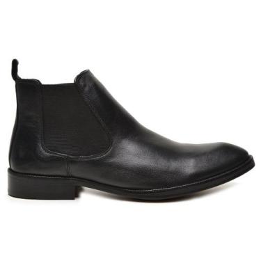 Imagem de Bota Social Preta Chelsea Em Couro 208866 - Madok, 40