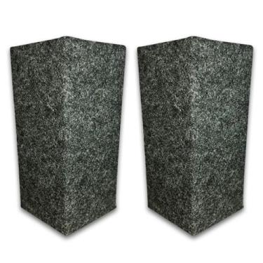 Imagem de 2 Protetor E Arranhador Gato Canto Sofá Brinquedo Cinza 40cm - JJVERAS