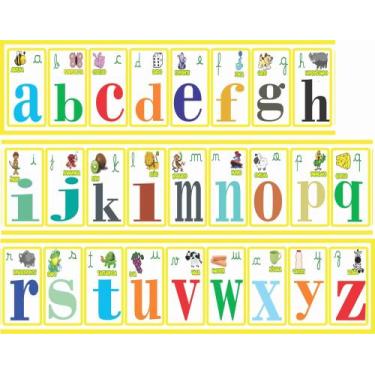 Imagem de Faixa Decorativa Alfabeto Amarelo 3mx25cm Largura - BANNER BANI