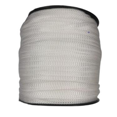 Imagem de Cordão Fio Náutico Rabo de Rato PP 5mm Branco (100 metros) - Polyatex