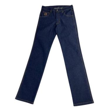 Imagem de Calça Masculina Tradicional Urban Jeans Azul De Trabalho Dock's Oficia