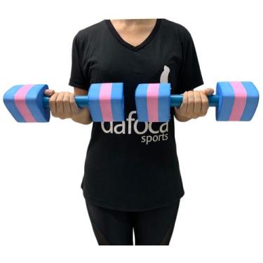Imagem de Par Halteres Aquáticos Hidroginástica em EVA DF1092-R M Dafoca Sports 
