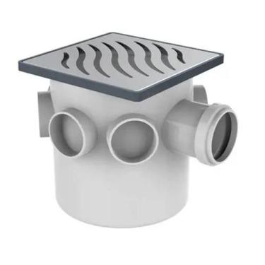 Imagem de Caixa Sifonada Tigre QD/GR Inox 150x150x50 27068715