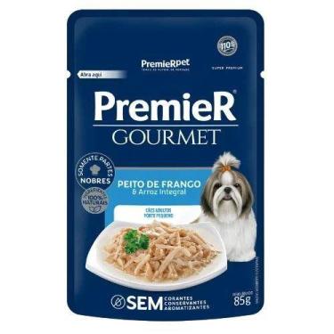 Imagem de Premier Sachê Cães Adultos Porte Pequeno Frango e Arroz 85g, Frango 85