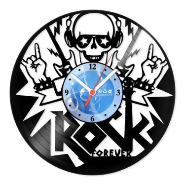 Imagem de Relógio De Parede Disco Vinil Música - Rock Forever - VMU-067 - Modern