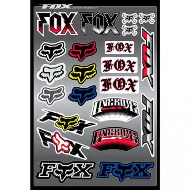 Imagem de Cartela de Adesivos Fox Victory, Único