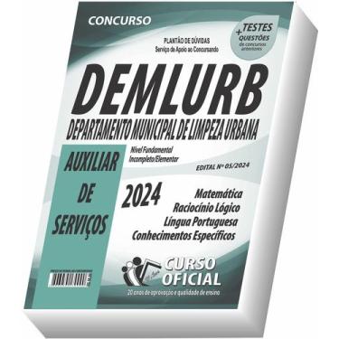 Imagem de Apostila DEMLURB - PJF - Auxiliar de Serviços - CURSO OFICIAL