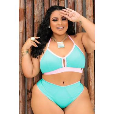Imagem de Biquini Plus Size- Feminino- Reforçado- Calcinha Dupla Face - Ousadia 