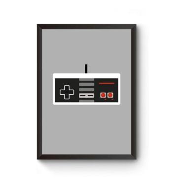 Imagem de Quadro Arte Controle Nes Poster - Fanarte